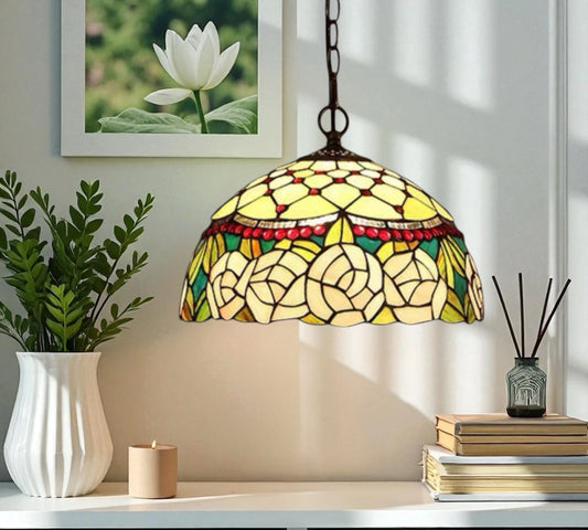 CDH 12" Tiffany Pendant Lamp 30cm shade (12042C)
