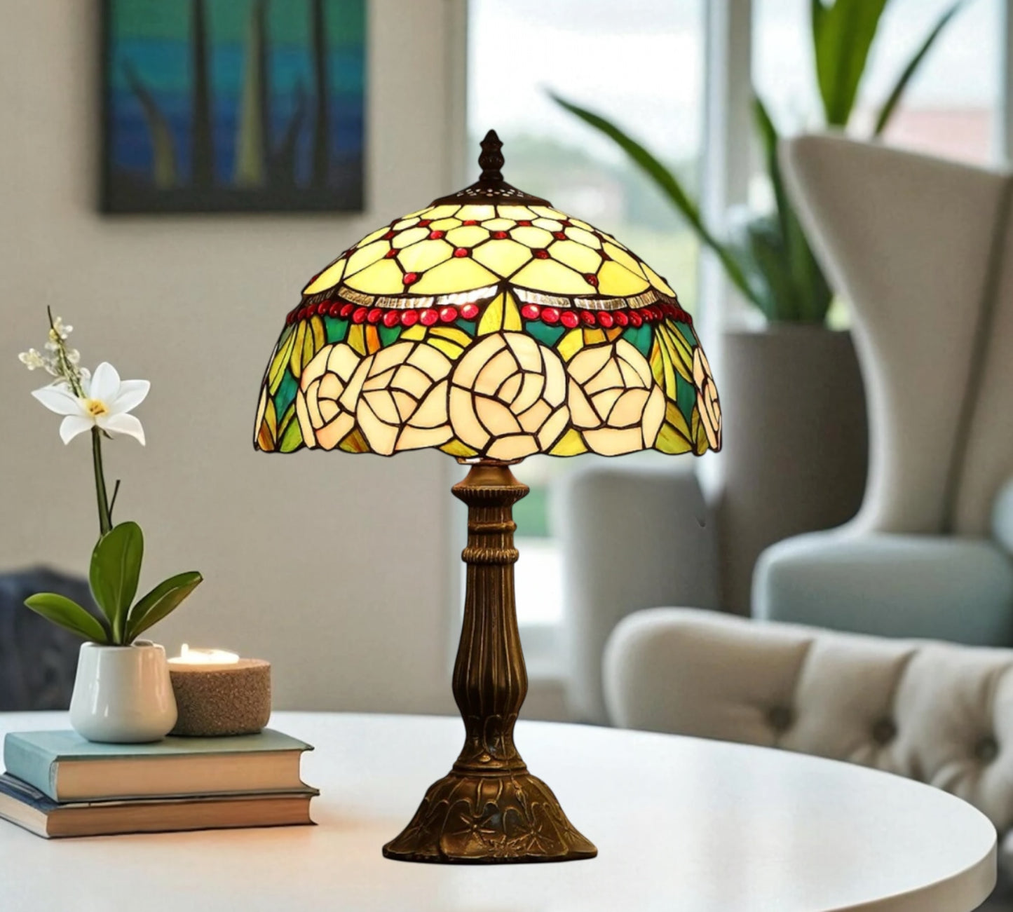 CDH 12" Tiffany Table Lamp (12042)