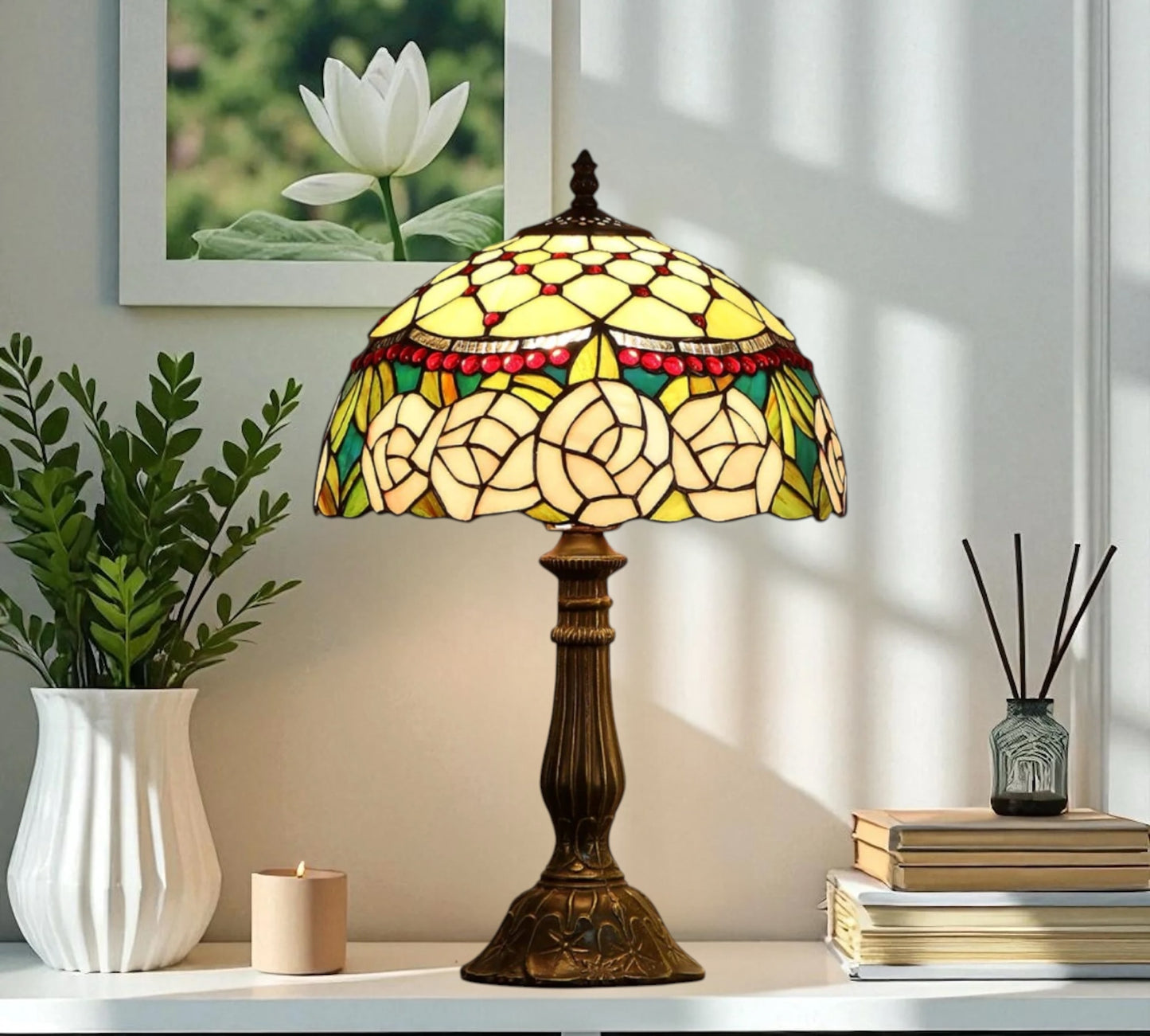 CDH 12" Tiffany Table Lamp (12042)
