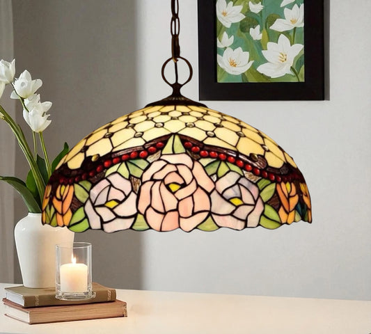 CDH 16" Tiffany Pendant Lamp 40cm shade (16032C)