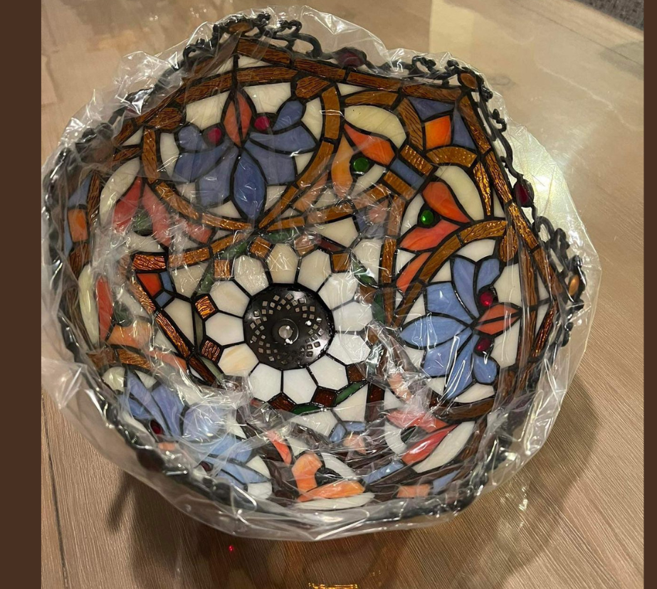 CDH 12" Tiffany Pendant Lamp 30cm shade (12011C)