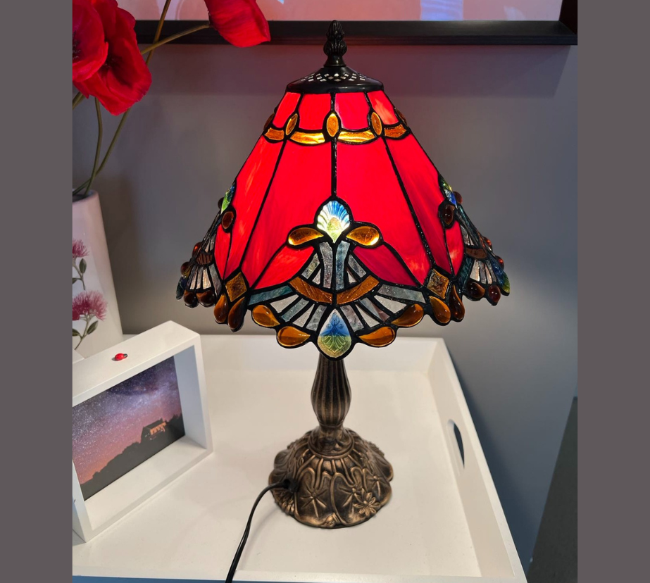 CDH 12" Tiffany Table Lamp (12001R)