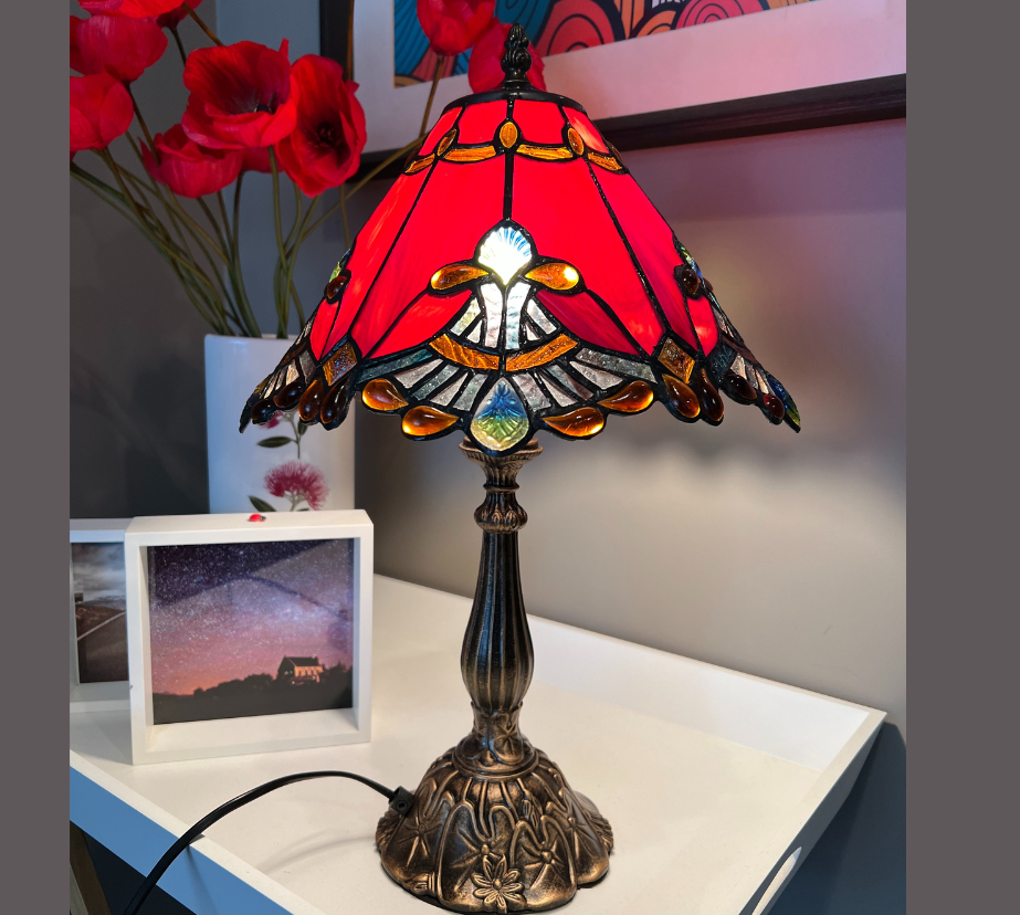 CDH 12" Tiffany Table Lamp (12001R)