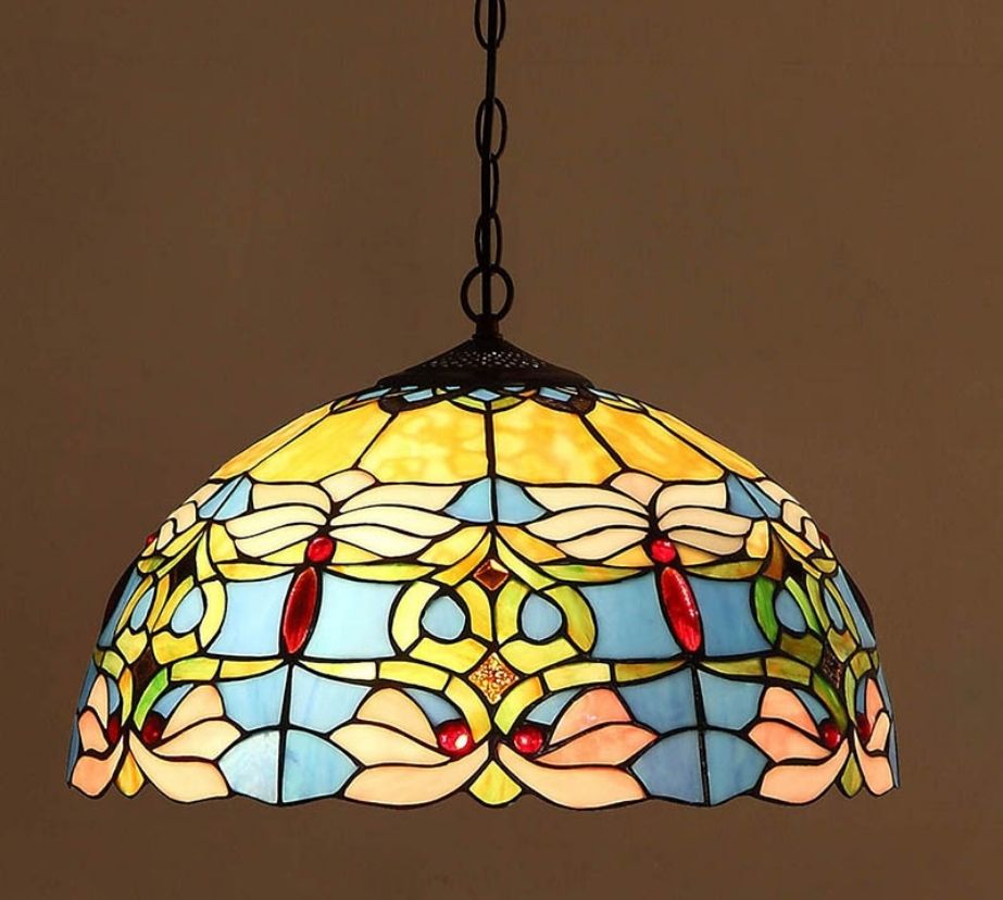 CDH 16" Tiffany Pendant Lamp 40cm shade (16016C)
