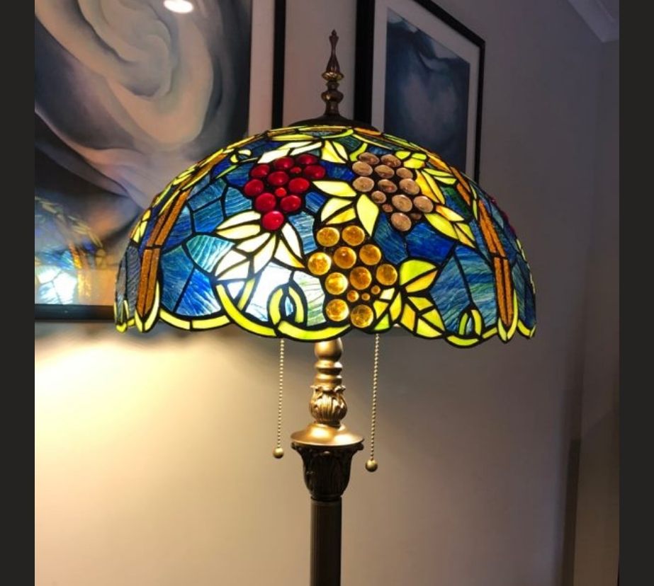 CDH Tiffany Floor Lamp (16937) 16" 40CM Shade