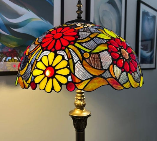CDH Tiffany Floor Lamp (16939) 16" 40CM Shade