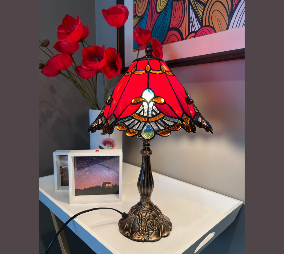 CDH 12" Tiffany Table Lamp (12001R)
