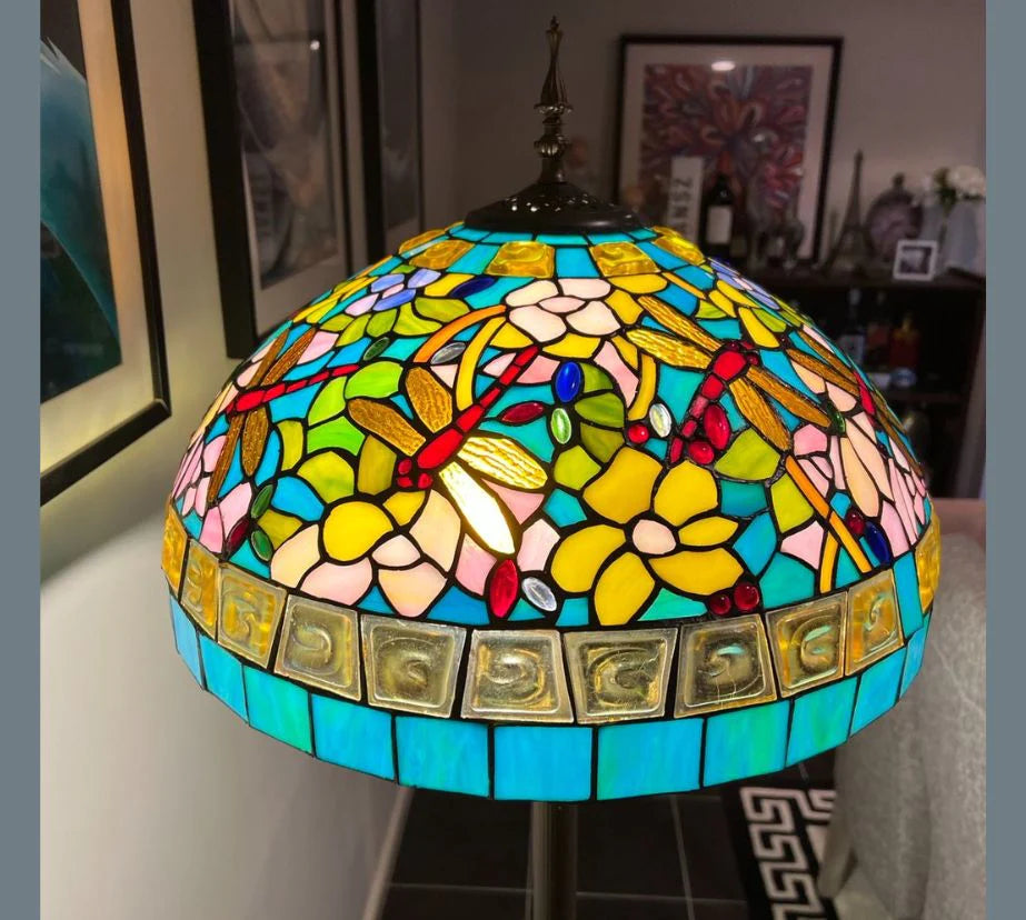 CDH 18" XLARGE Tiffany Pendant Lamp 46cm shade (19004C)