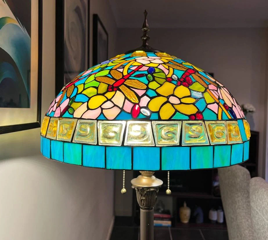 CDH 18" XLARGE Tiffany Pendant Lamp 46cm shade (19004C)