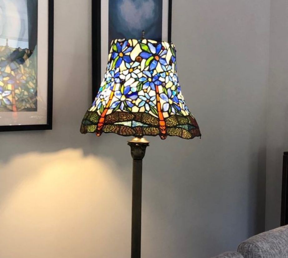 CDH Tiffany Floor Lamp (16008) 16" 40CM Shade