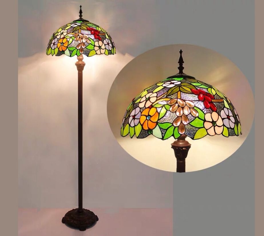CDH Tiffany Floor Lamp (16022) 16" 40CM Shade