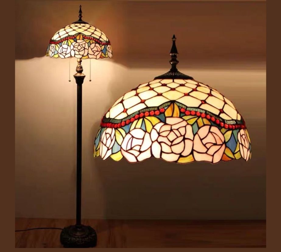 CDH Tiffany Floor Lamp (16032) 16" 40CM Shade