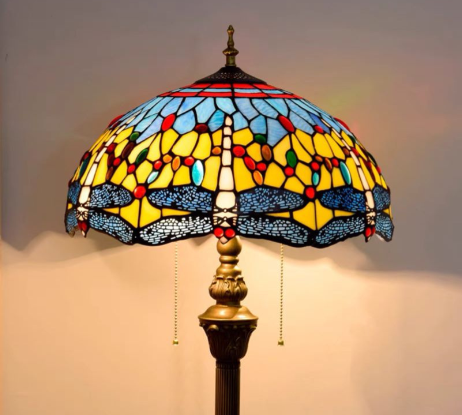 CDH Tiffany Floor Lamp (16033) 16" 40CM Shade