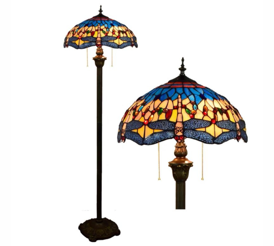 CDH Tiffany Floor Lamp (16033) 16" 40CM Shade
