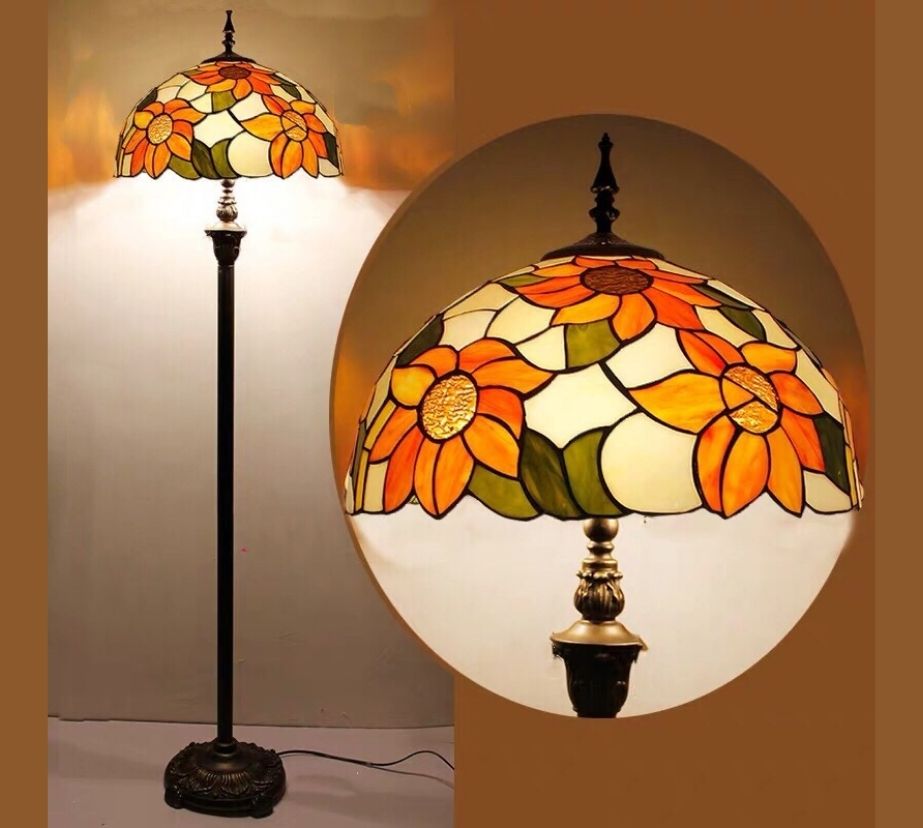 CDH Tiffany Floor Lamp (16068) 16" 40CM Shade