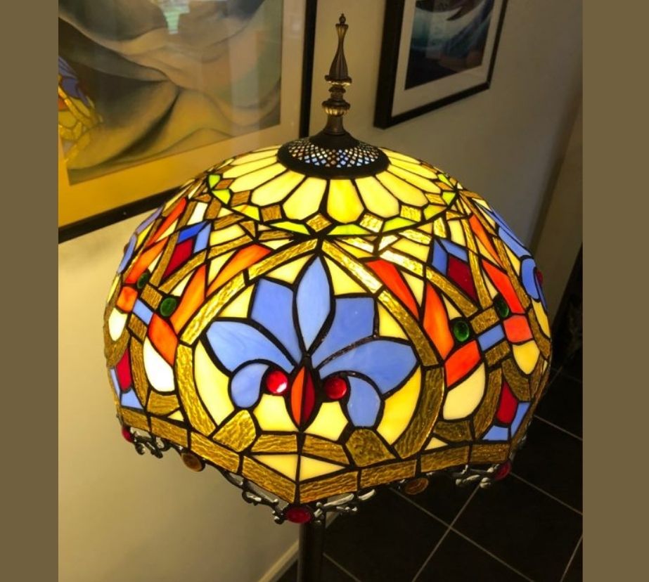 CDH Tiffany Floor Lamp (18006) 16" 40CM Shade