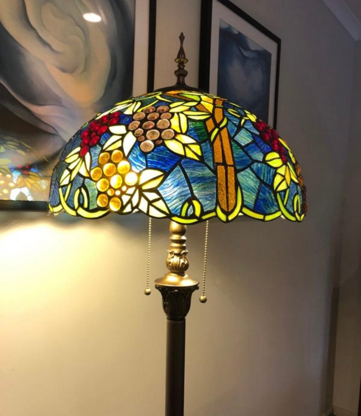 CDH Tiffany Floor Lamp (16937) 16" 40CM Shade